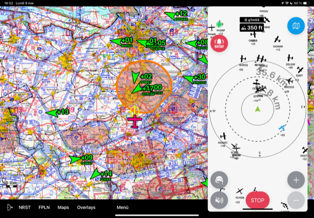 SafeSky.-App für Sky Map